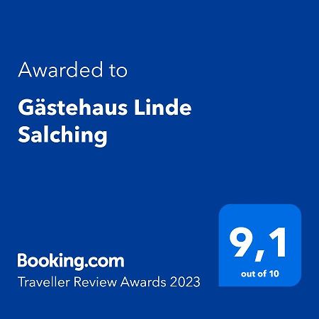 Gaestehaus Linde Salching Eksteriør billede